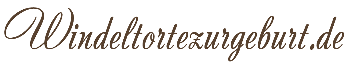 Windeltorte zur Geburt