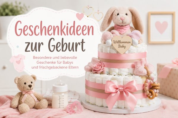 Geschenkideen zur Geburt: schöne & sinnvolle Ideen
