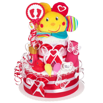 Diaper Cake for Girls 1.113