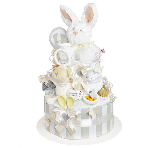 Windeltorte Hase neutral Nr. 1.114 – Ansicht 3