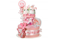 Diaper Cakes for Girls