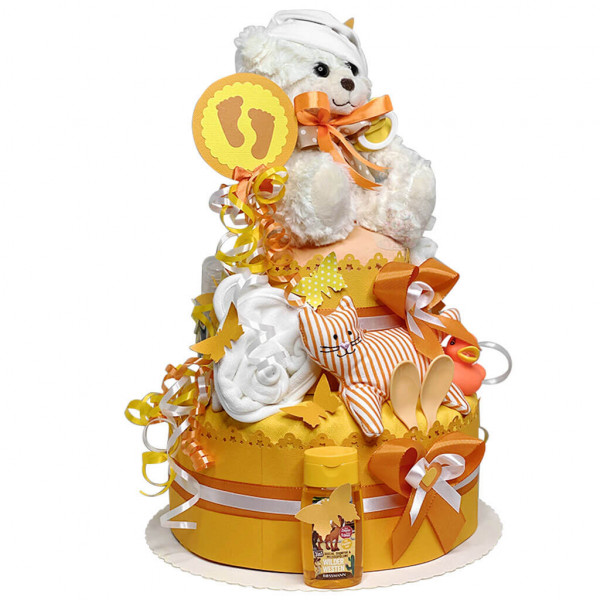Windeltorte Teddy Bär neutral Nr. 1.136 – Ansicht 5