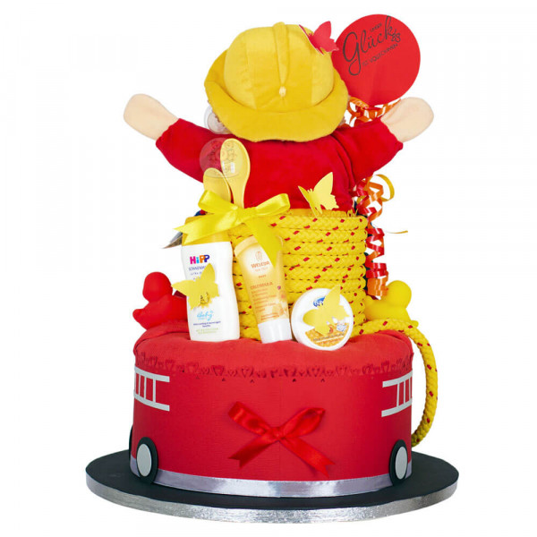 Windeltorte für Jungs 1.176 – Feuerwehrmann – Ansicht 5