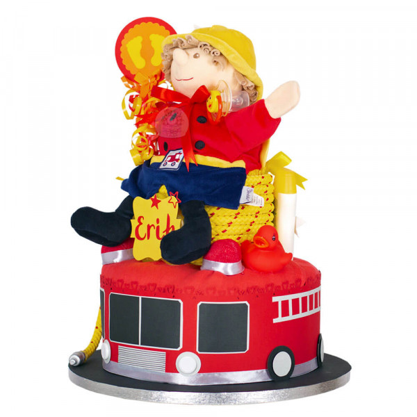 Windeltorte für Jungs 1.176 – Feuerwehrmann – Ansicht 7
