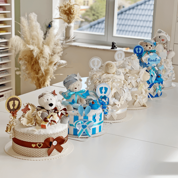 Windeltorte Teddy Bär neutral Nr. 1.202 – Ansicht 8