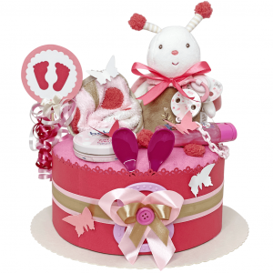Bolo de Fraldas para Menina N.º 1.208