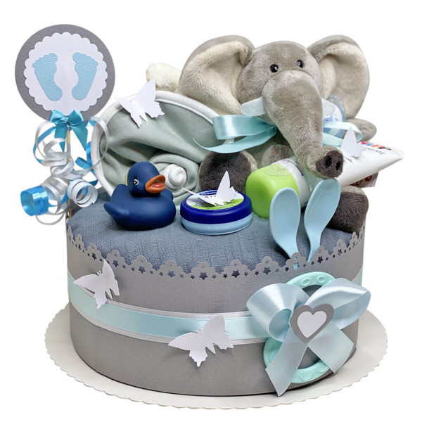 Windeltorte für Jungs 1.222 Elefant – Ansicht 3