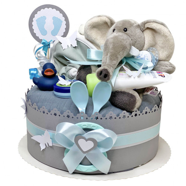 Windeltorte für Jungs 1.222 Elefant – Ansicht 4