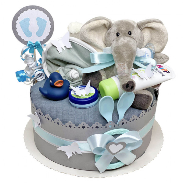 Windeltorte für Jungs 1.222 Elefant – Ansicht 6