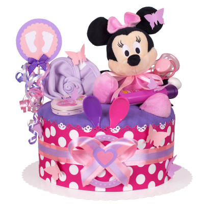 Minnie Mouse Diaper Cake for Girls No. 1.224