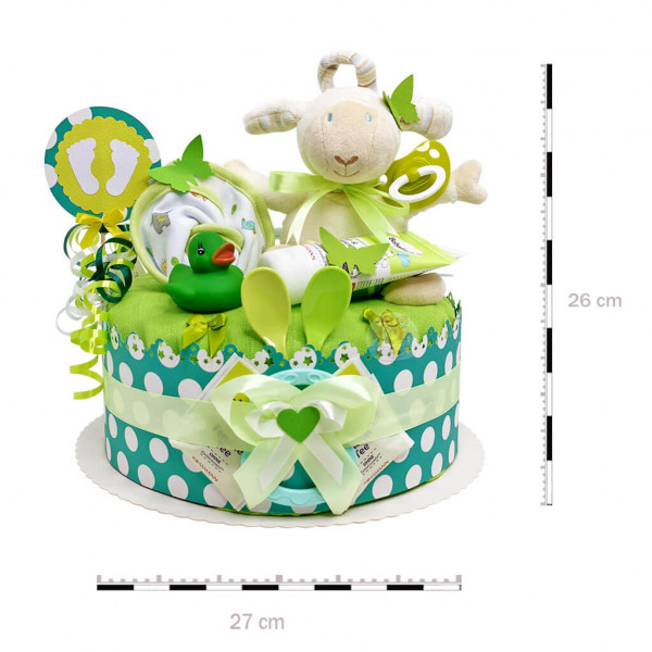 Windeltorte Schaf neutral Nr. 1.226 – Maße