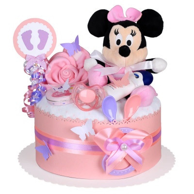 Minnie Mouse Diaper Cake for Girls No. 1.237