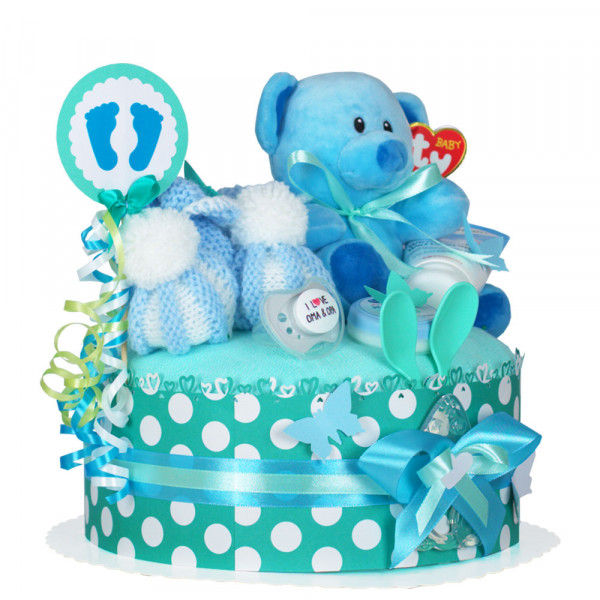 Windeltorte für Jungs 1.243 Teddy Bär – Ansicht 4
