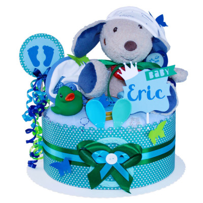 Dog Diaper Cake for Boys No. 1.253