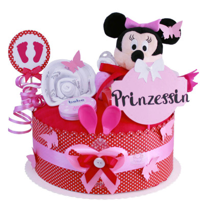 Minnie Mouse Diaper Cake for Girls No. 1.254