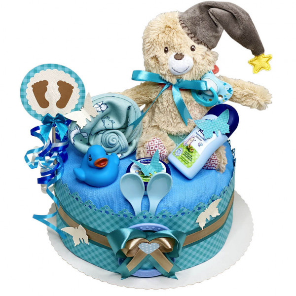 Windeltorte für Jungs 1.255 Teddy Bär – Ansicht 5