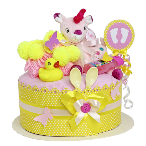 Windeltorte für Mädchen 1.257 – Reh – Ansicht 4