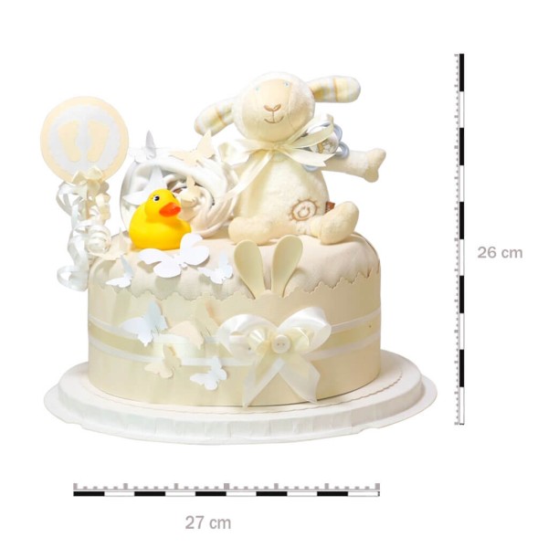 Windeltorte Schaf neutral Nr. 1.258 – Ansicht 6