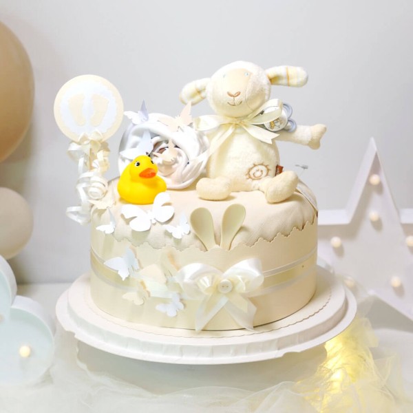 Windeltorte Schaf neutral Nr. 1.258 – Ansicht 2