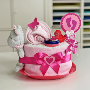 Diaper Cake for Girls No. 1.307