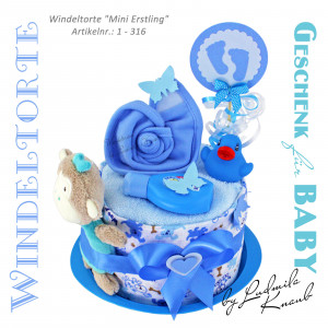Diaper Cake for Boys No. 1.316