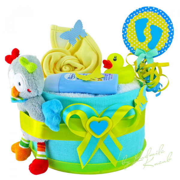 Windeltorte Hahn für Jungen Nr. 1.319 – Ansicht 3