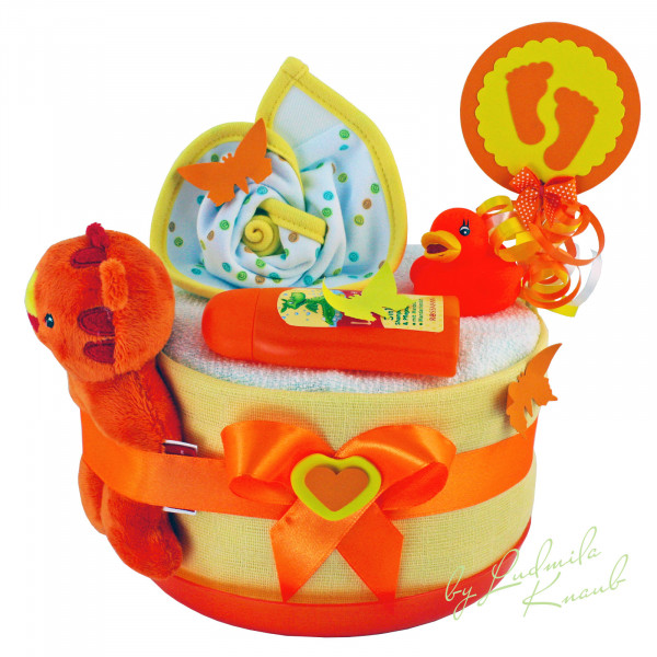 neutrale Windeltorte 1.322 – Teddy – Ansicht 2