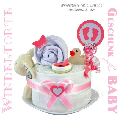 Diaper Cake for Girls No. 1.324