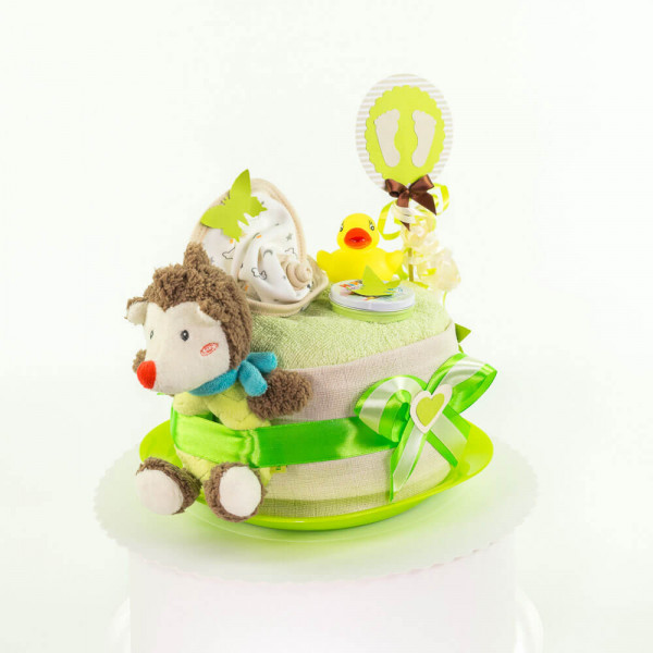 Windeltorte für Jungs 1.326 – Igel – Ansicht 5