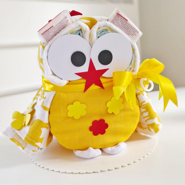 Windeltorte Eule neutral Nr. 1.407 – Ansicht 2