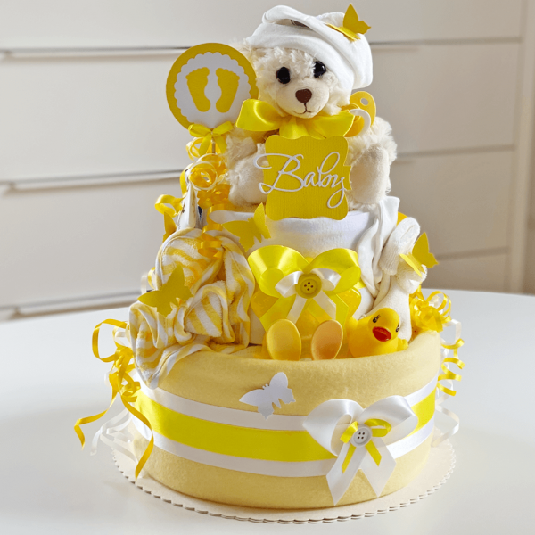 Windeltorte Teddy Bär neutral Nr. 1.412 – Ansicht 3