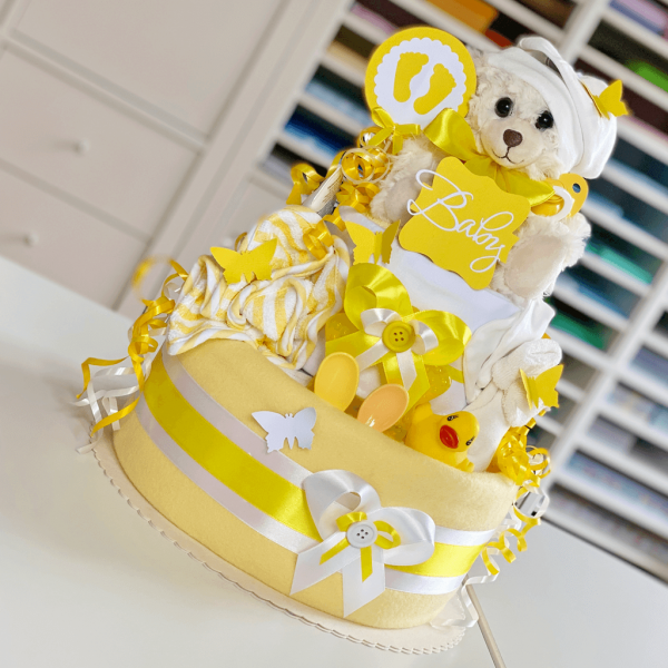Windeltorte Teddy Bär neutral Nr. 1.412 – Ansicht 6