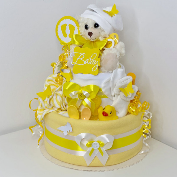 Windeltorte Teddy Bär neutral Nr. 1.412 – Ansicht 9