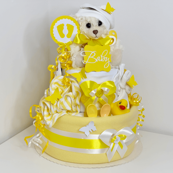 Windeltorte Teddy Bär neutral Nr. 1.412 – Ansicht 8
