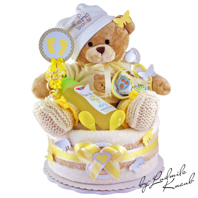 Windeltorte Teddy Bär neutral Nr. 1.419