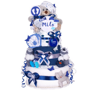 Teddy Bear Diaper Cake for Boys No. 1.422