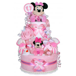 Minnie Mouse Diaper Cake for Girls No. 1.423, Disney