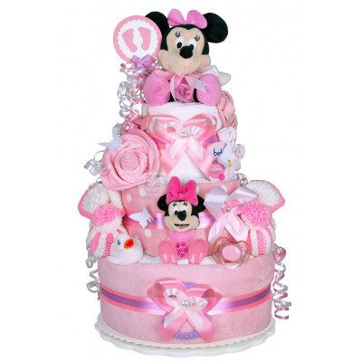 Minnie Mouse Diaper Cake for Girls No. 1.423, Disney