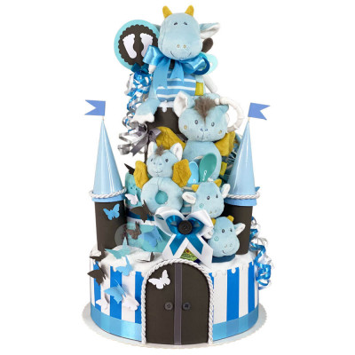 Diaper Cake for Boys 1.431 Dragon, Diaper Castle