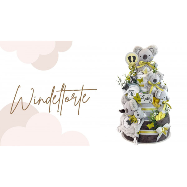 neutrale Windeltorte 1.436 Koala – Ansicht 2