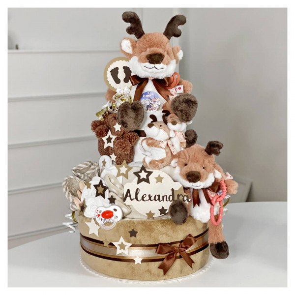 neutrale Windeltorte 1.441 Rentier Jonte Famaly – Ansicht 4