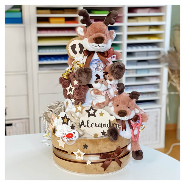 neutrale Windeltorte 1.441 Rentier Jonte Famaly – Ansicht 3