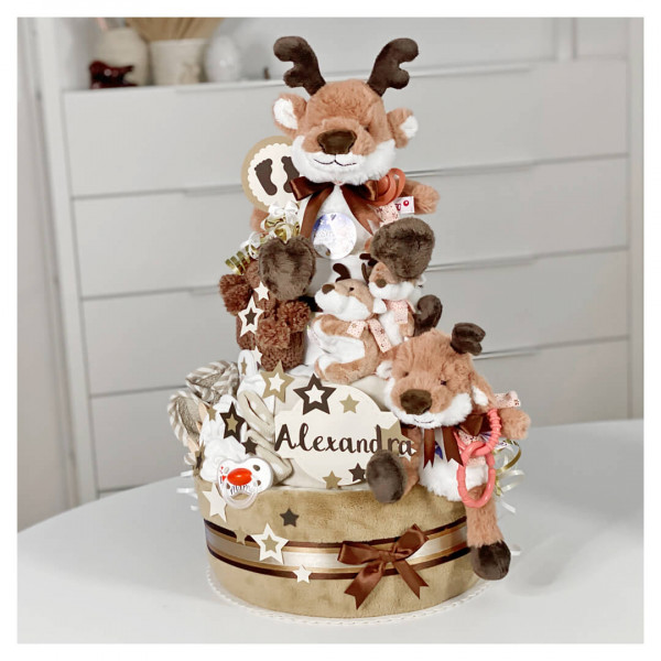 neutrale Windeltorte 1.441 Rentier Jonte Famaly – Ansicht 5