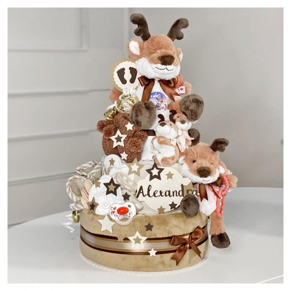 neutrale Windeltorte 1.441 Rentier Jonte Famaly – Ansicht 8
