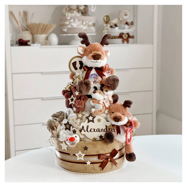 neutrale Windeltorte 1.441 Rentier Jonte Famaly – Ansicht 6