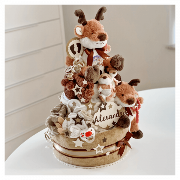 neutrale Windeltorte 1.441 Rentier Jonte Famaly – Ansicht 7