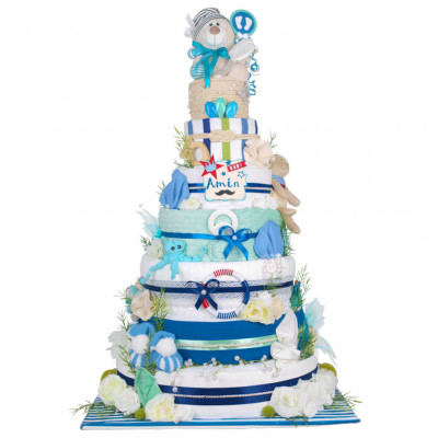 Tarta de pañales para niños N.º 1.704