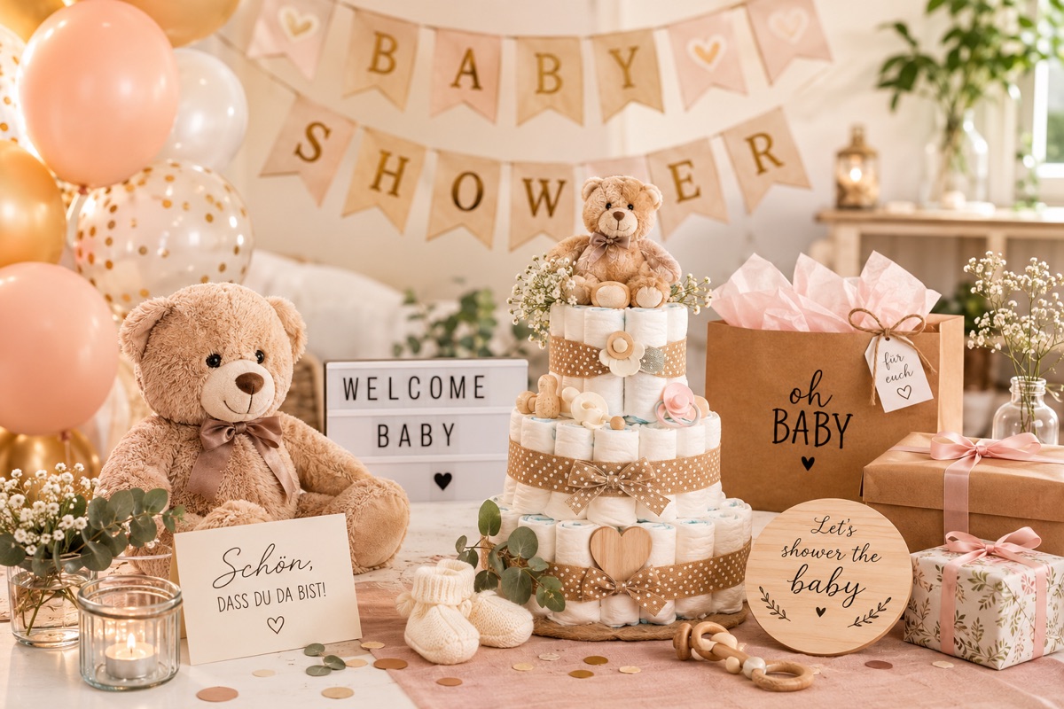 Baby shower: zabawy, pomysły, dekoracje & prezenty – kompletny poradnik