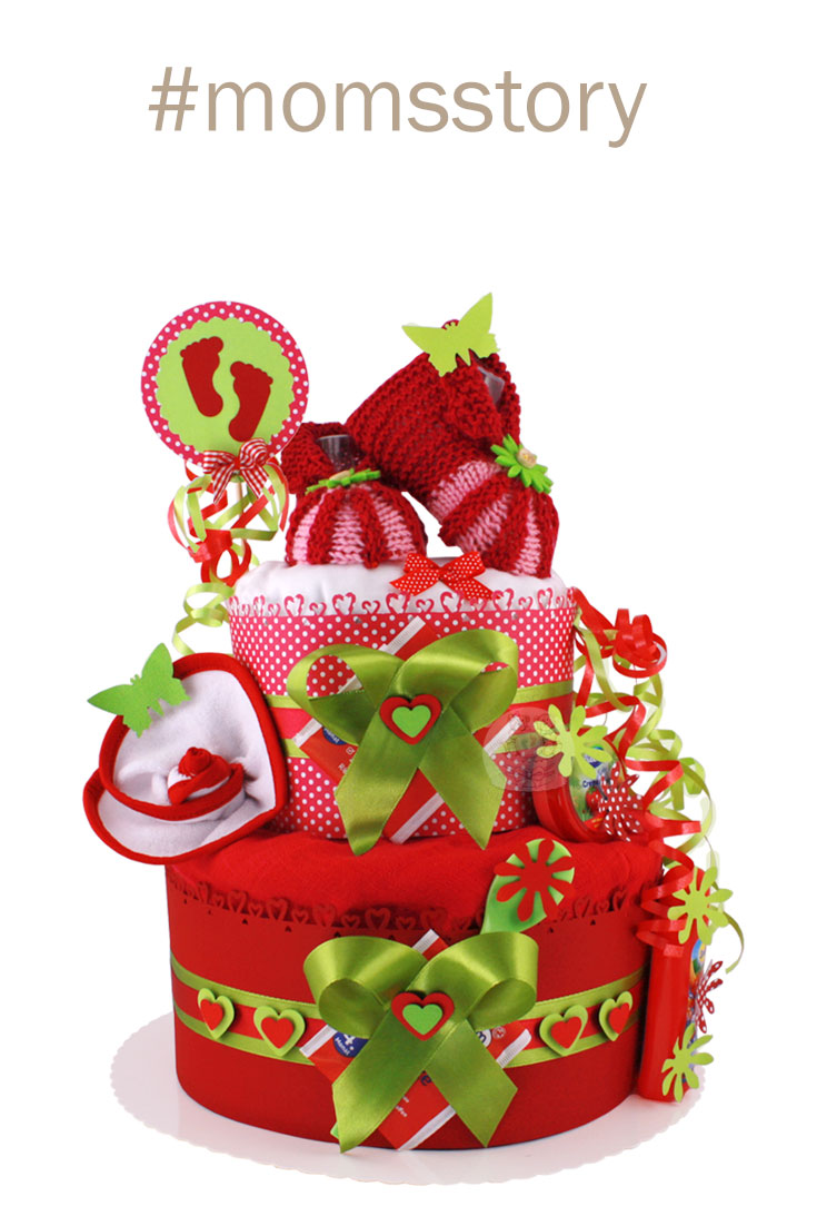 Tarta de pañales para niñas N.º 1.131