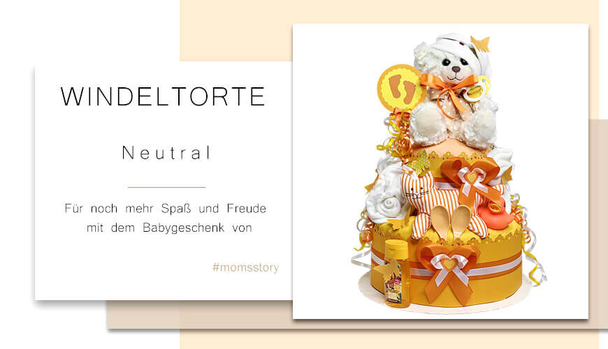 Tarta de pañales Osito Teddy neutro N.º 1.136